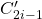 C'_{2i -1}